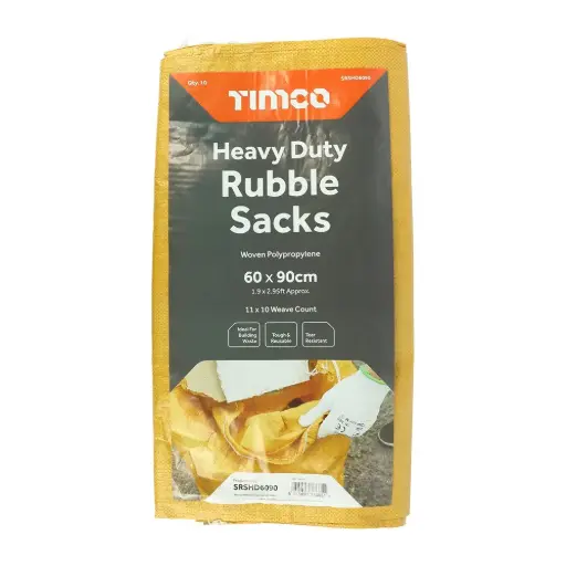 [TIM-SRSHD6090] Rubble Sacks - Heavy Duty - Pack of 10