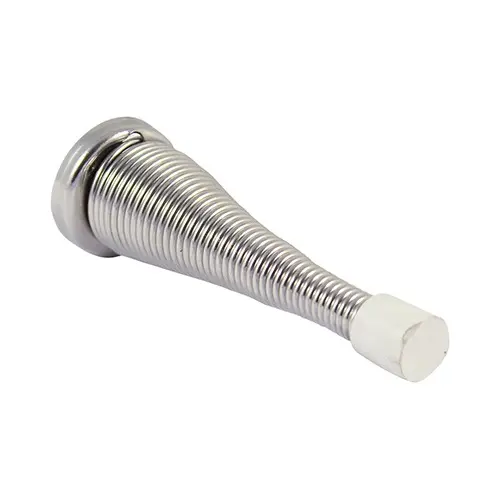 [TIM-SSNICKELP] Spring Door Stops - Nickel - 2 pack - 78 x 24